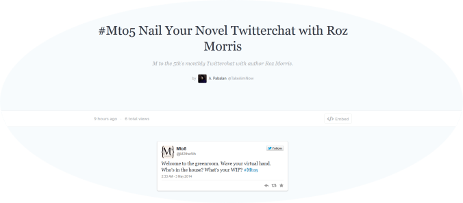 May workshop storify