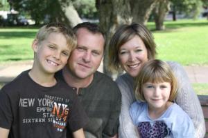 Gemma Hawdon and family