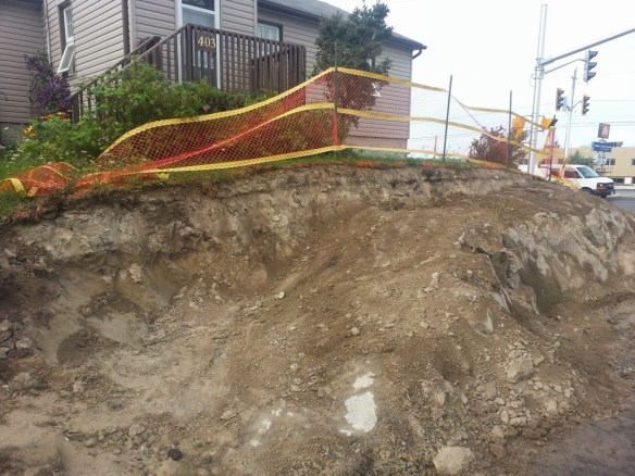 Our former front yard