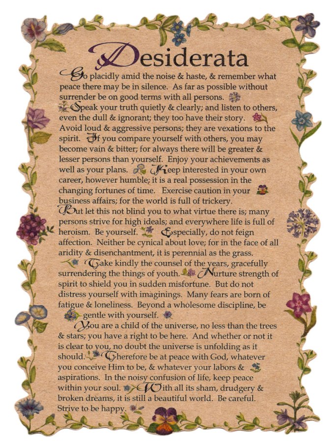 Desiderata