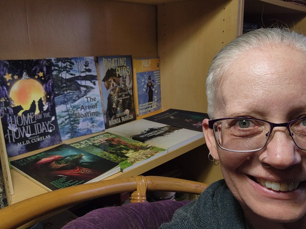 A picture of my publication shelf.