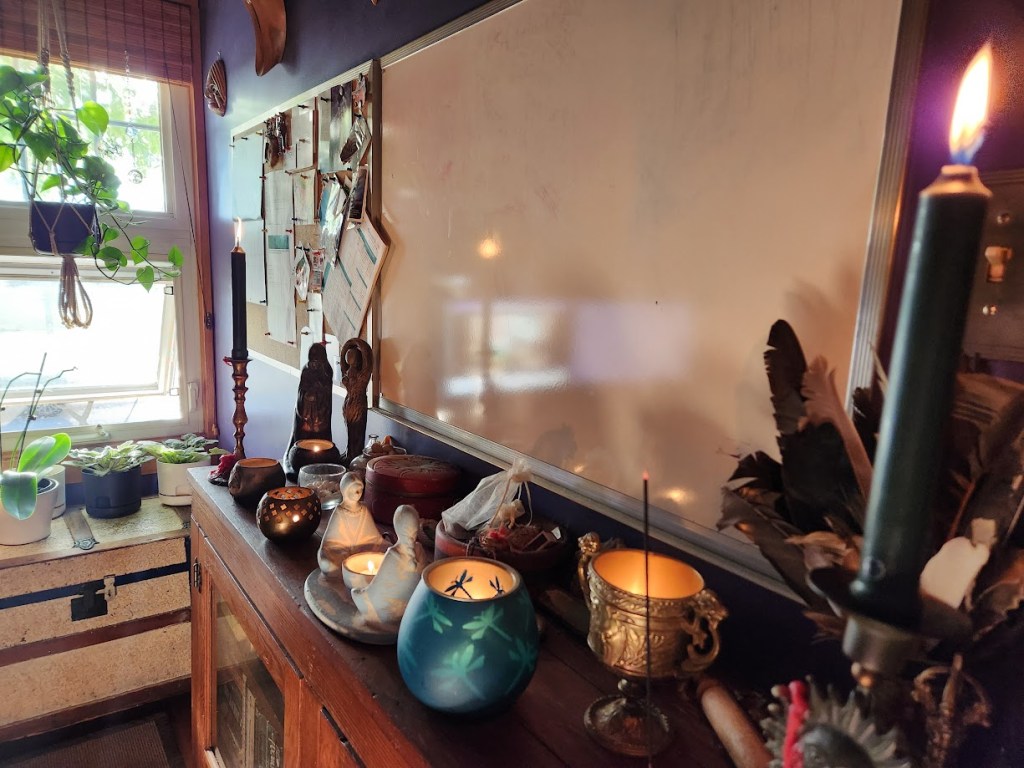 My lughnassadh altar.