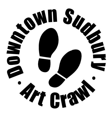 Downtown Sudbury Art Crawl Logo.